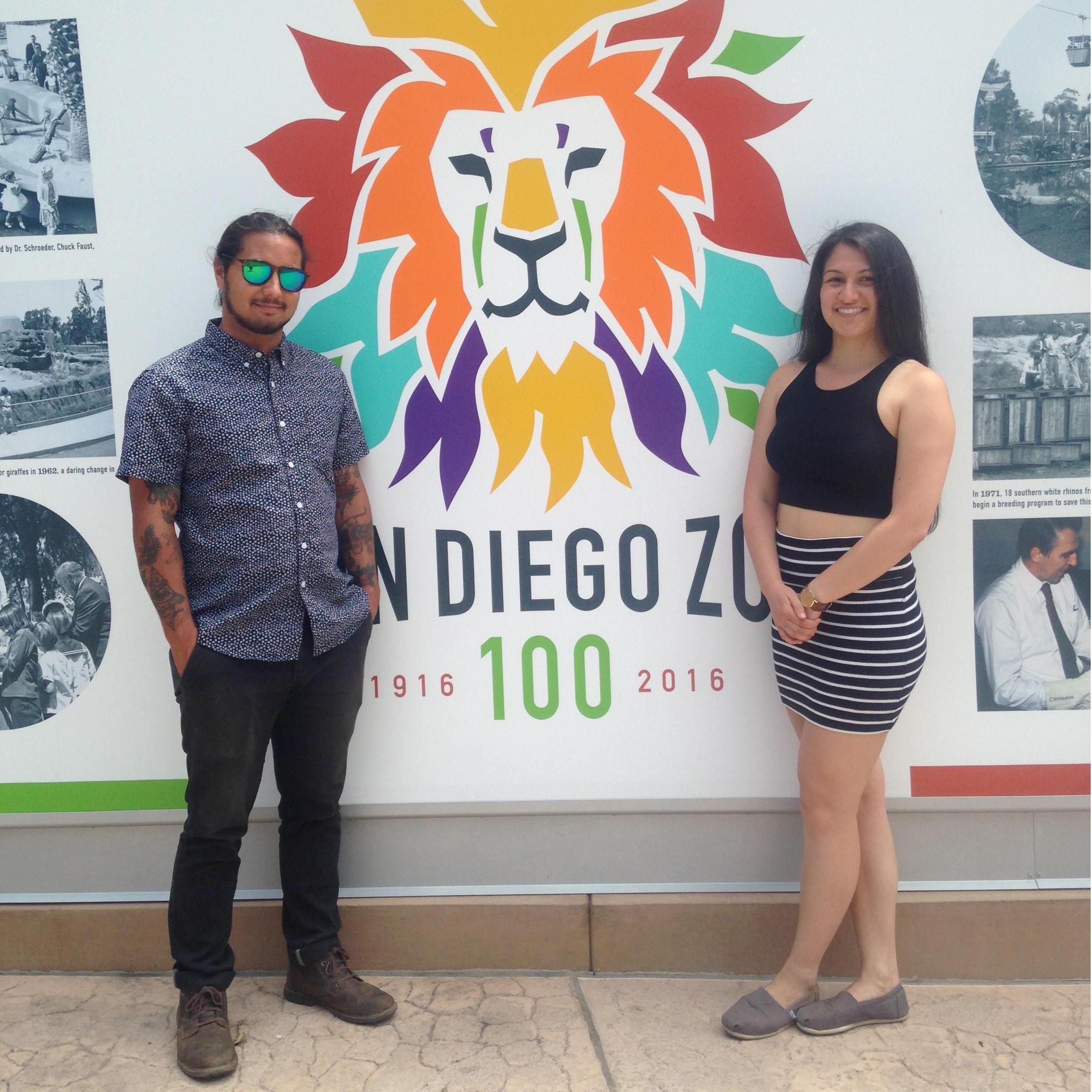 Our first trip together was a week in San Diego, California.