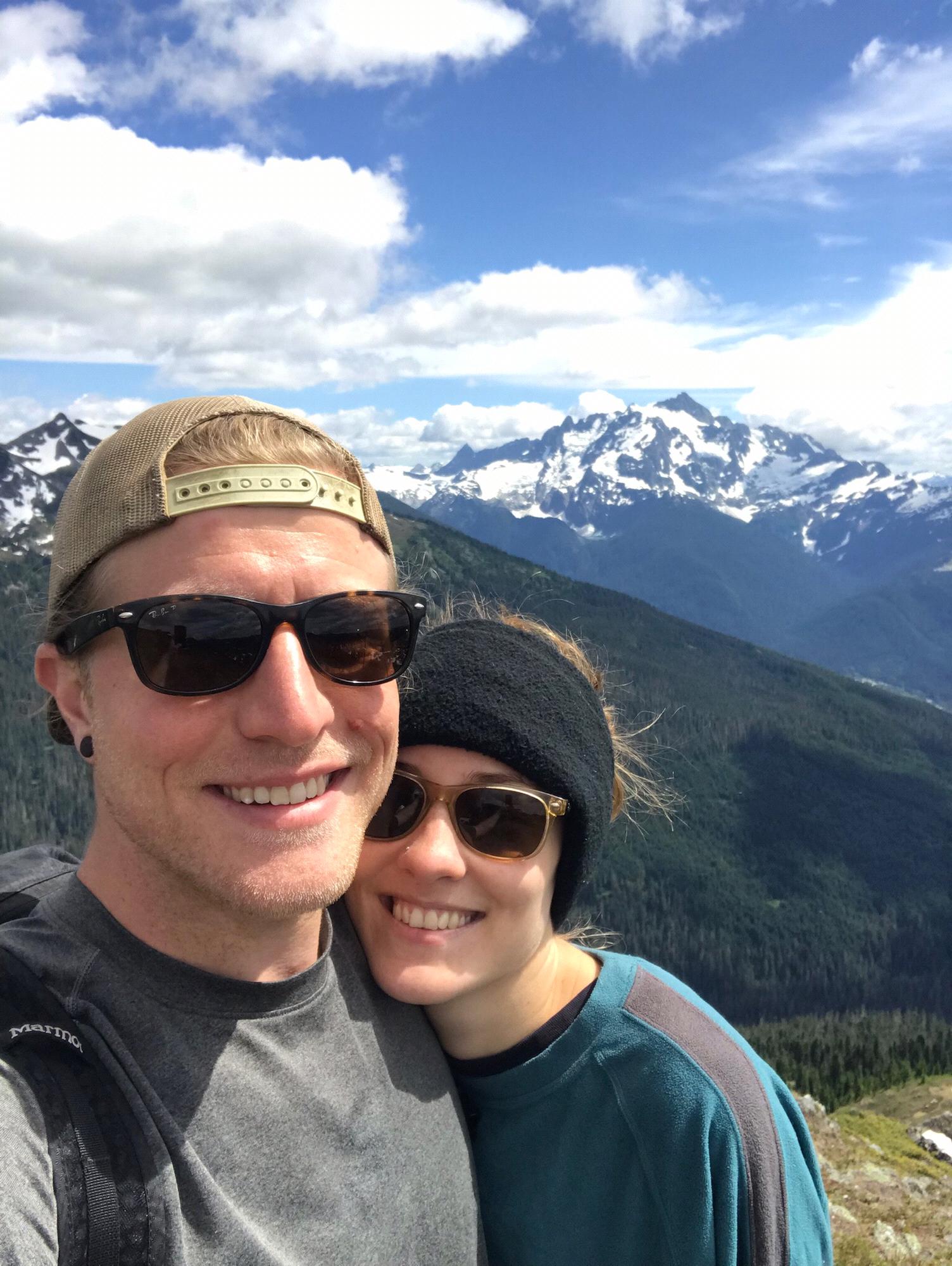 On top of Yellow Aster Butte, WA