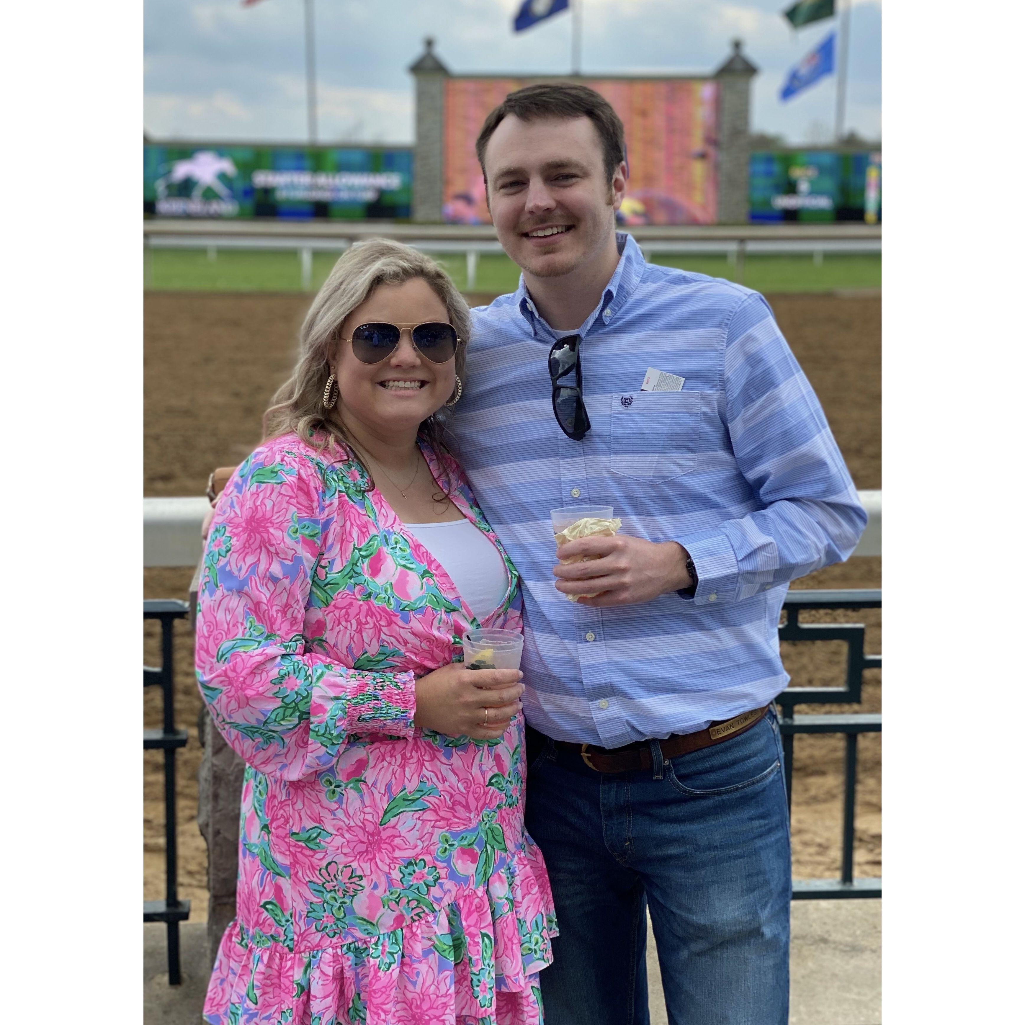 Our first trip to Keeneland.