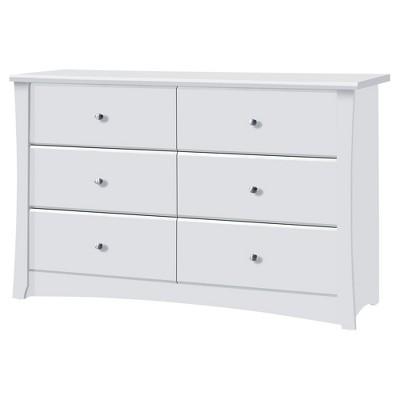 Storkcraft Crescent 6 Drawer Dresser - White