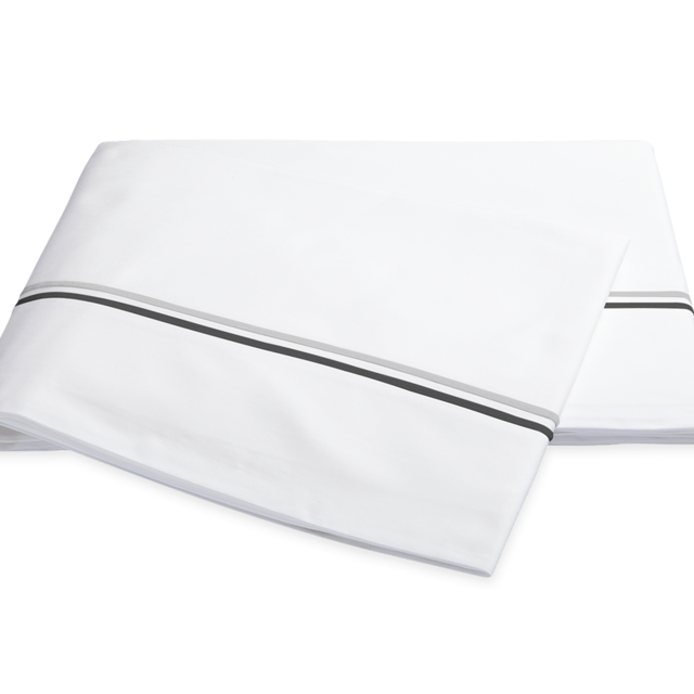 Essex Flat Sheet; Full/Queen; Charcoal
