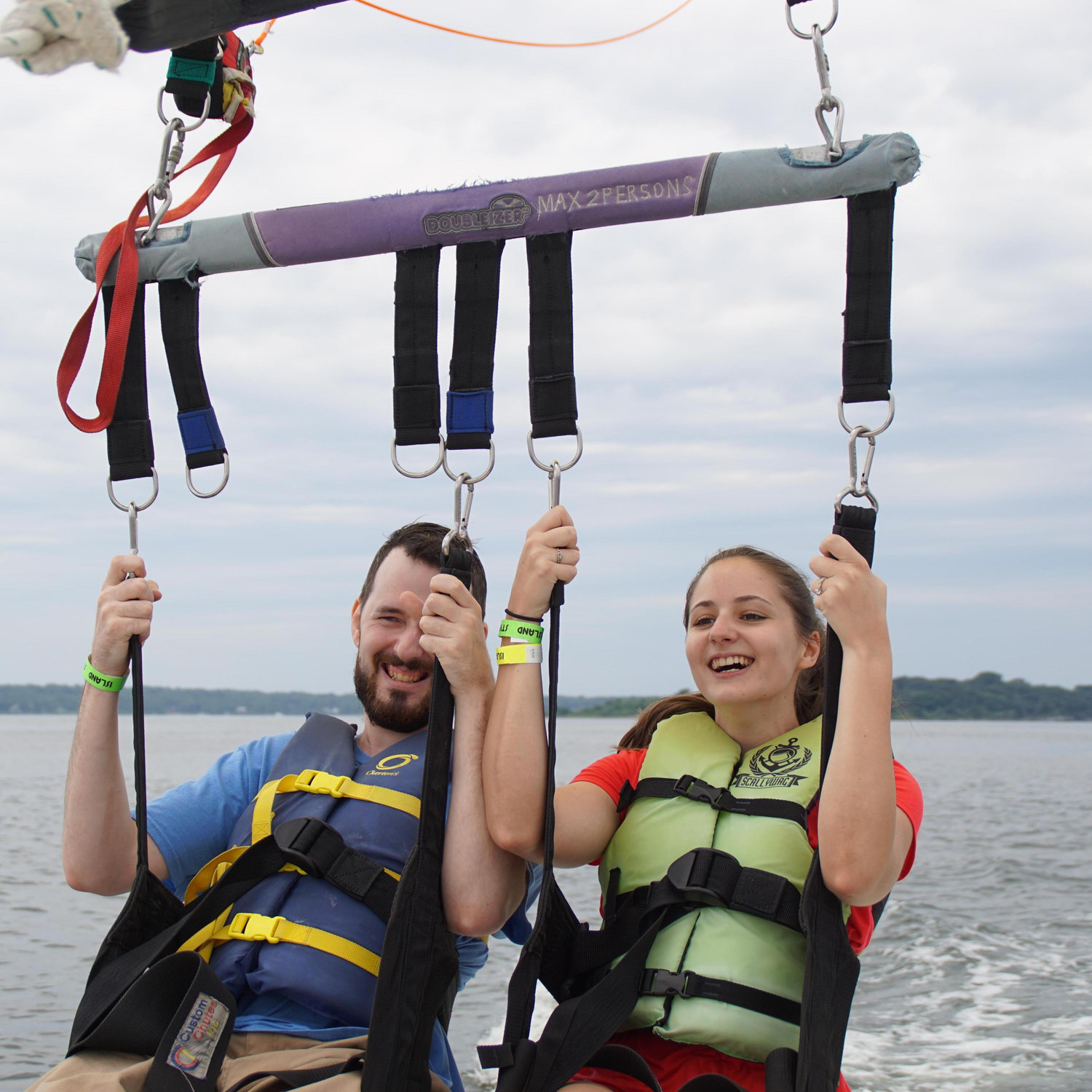 That time Chris surprised Kaleigh with a parasail ride because he knew it was on her bucket list