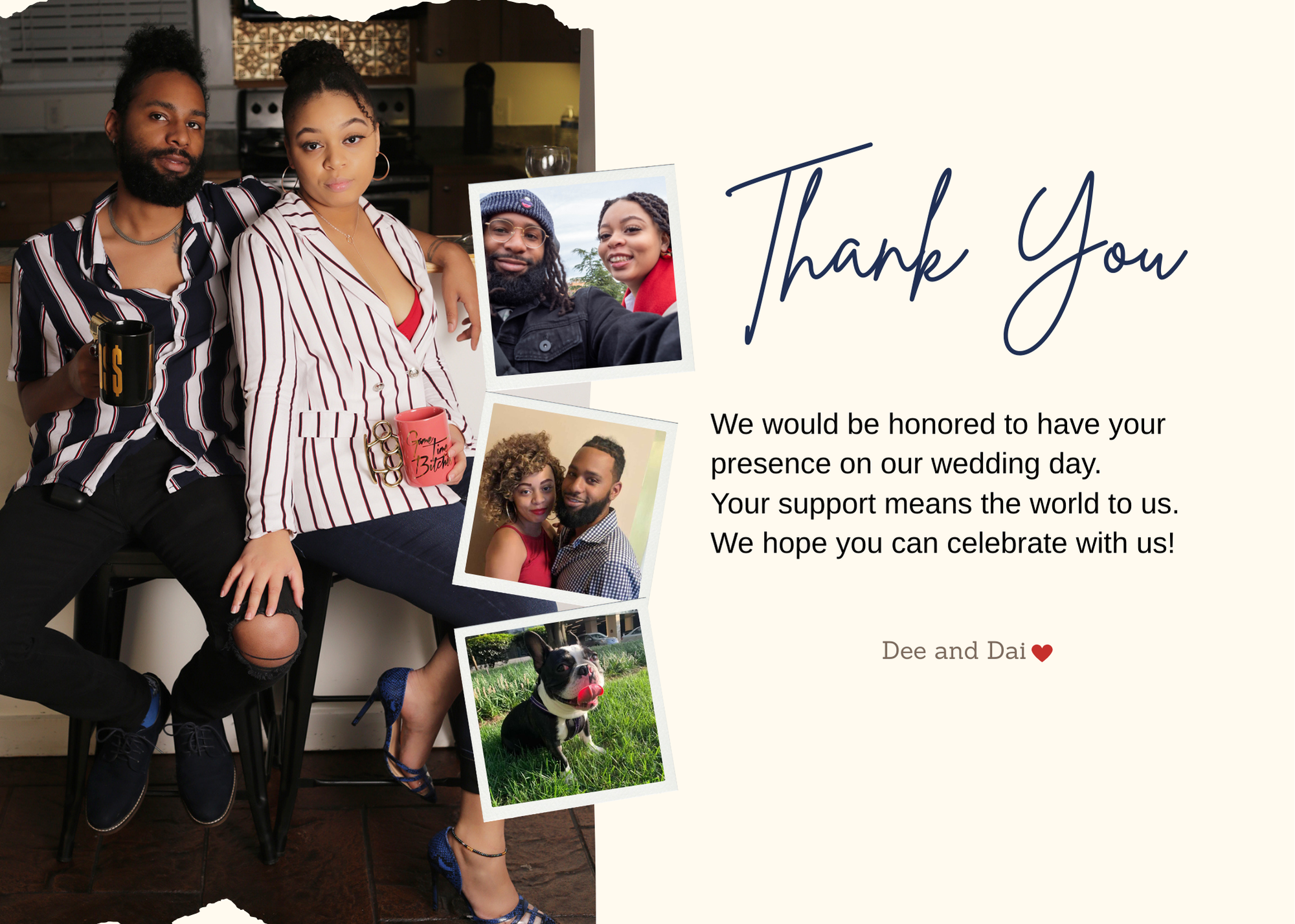 The Wedding Website of Daisha Peeks and D'Anthony Edwards