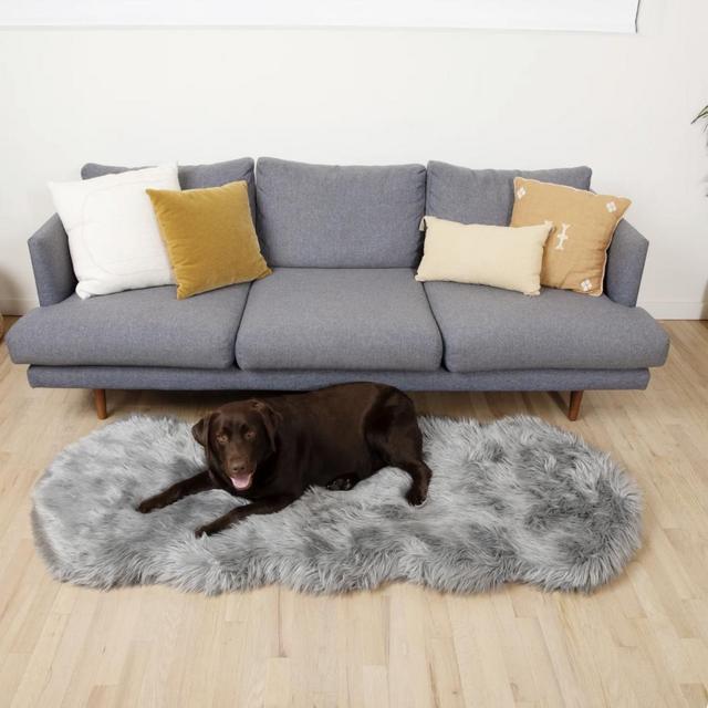 PupRug™ Runner Faux Fur Memory Foam Dog Bed