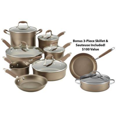 Anolon® Advanced Umber 12-Piece Cookware Set