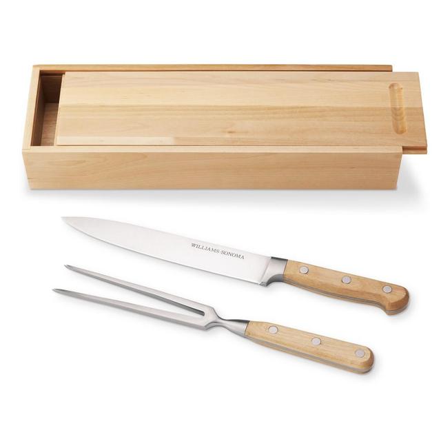 Williams-Sonoma 2-Piece Carving Set, Rubberwood
