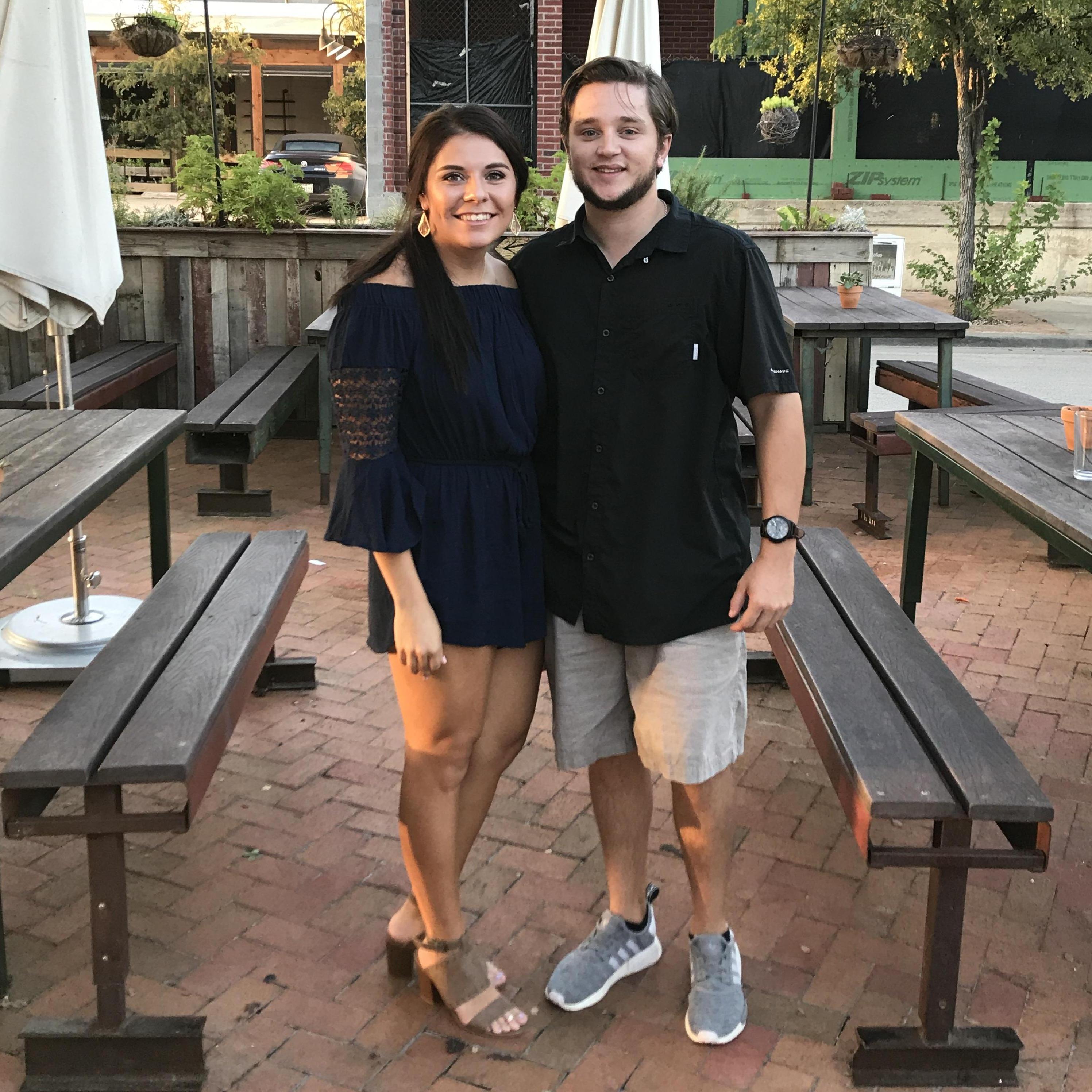 Celebrating our first anniversary together