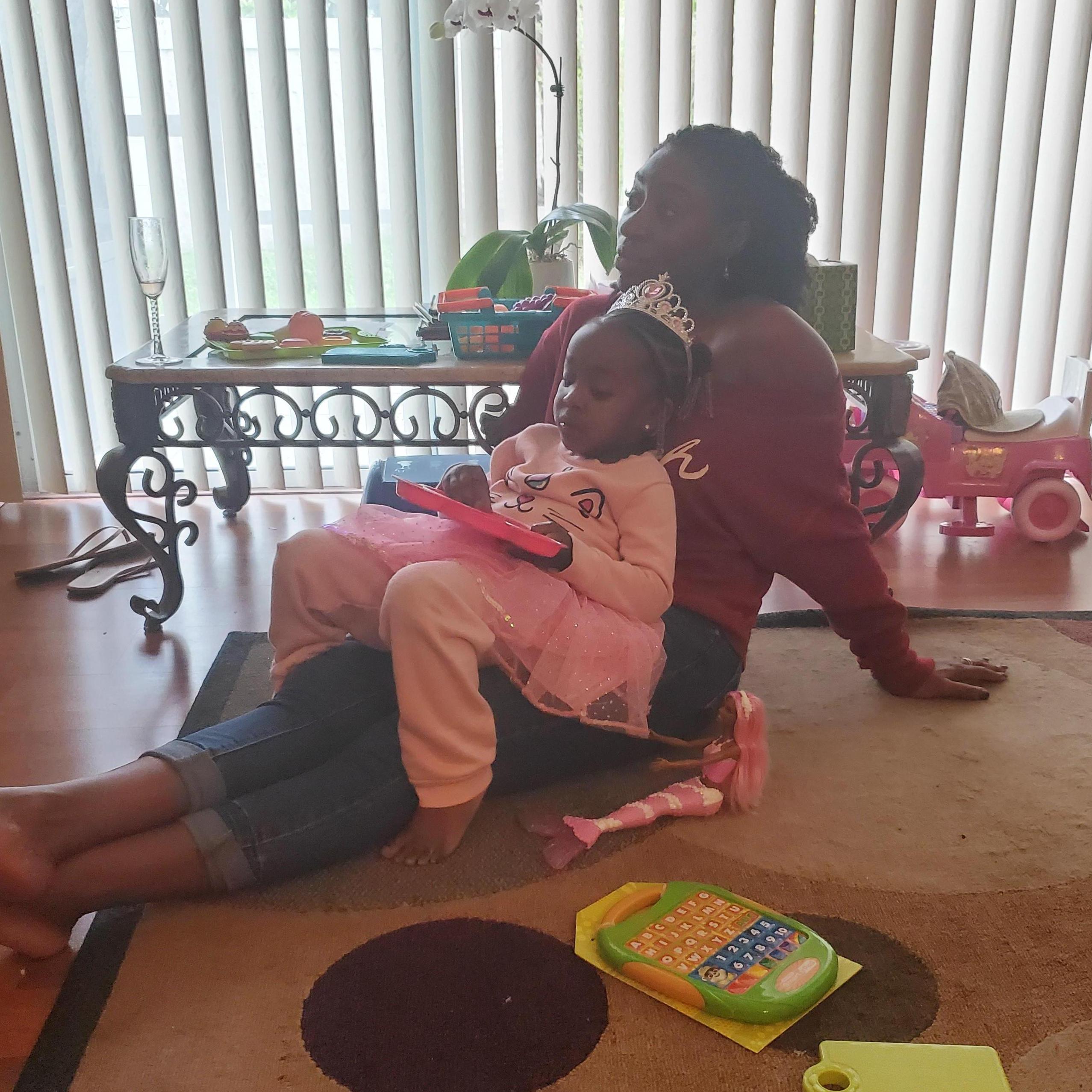 Amyri Chillin with her "Lala."
