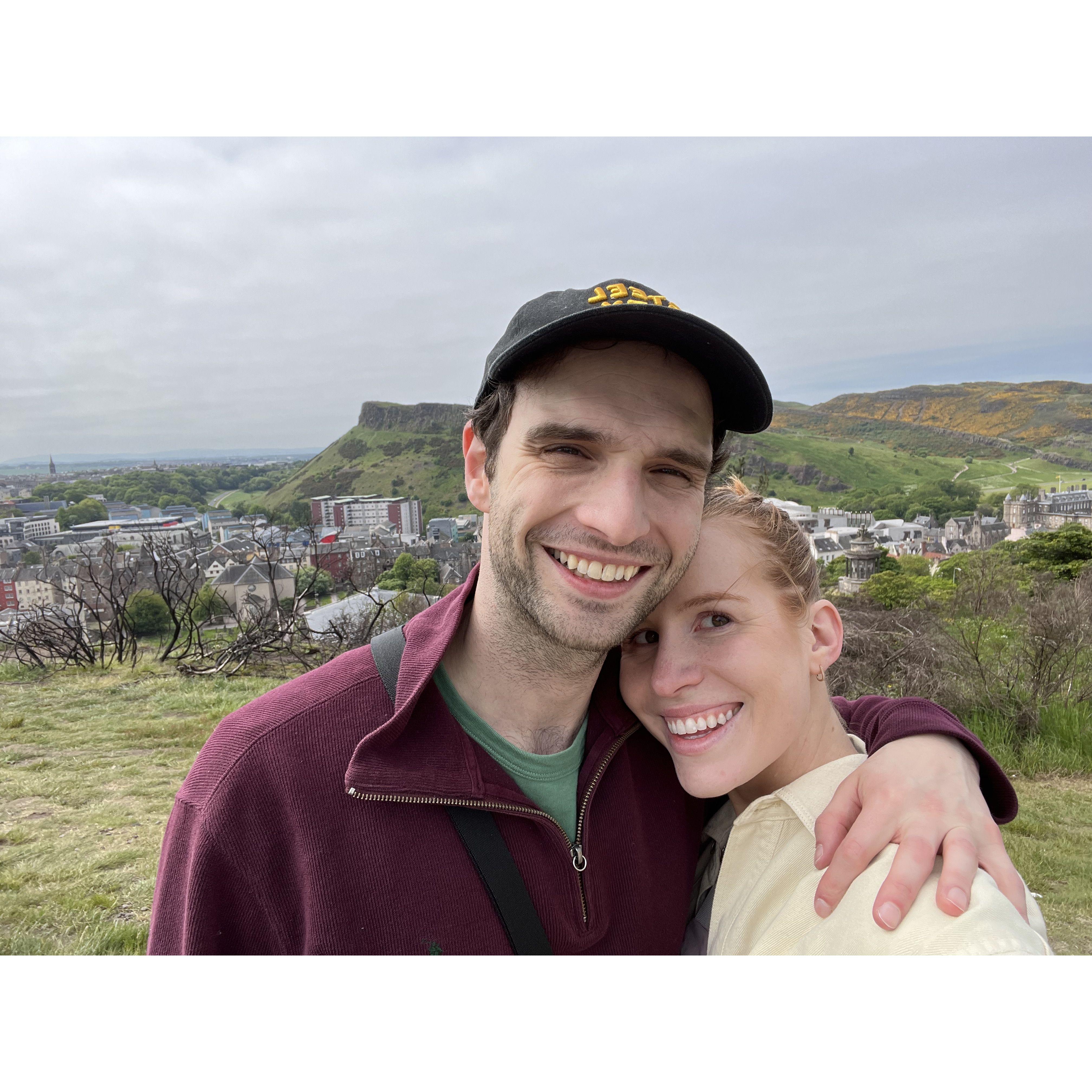 May 31st, 2023: A very eventful day in Edinburgh together! Not only did we tour a castle together, but also had some of the best ice cream of all time.