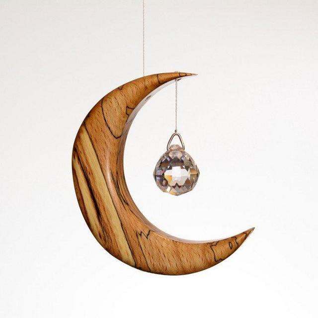 Wooden moon sun catcher