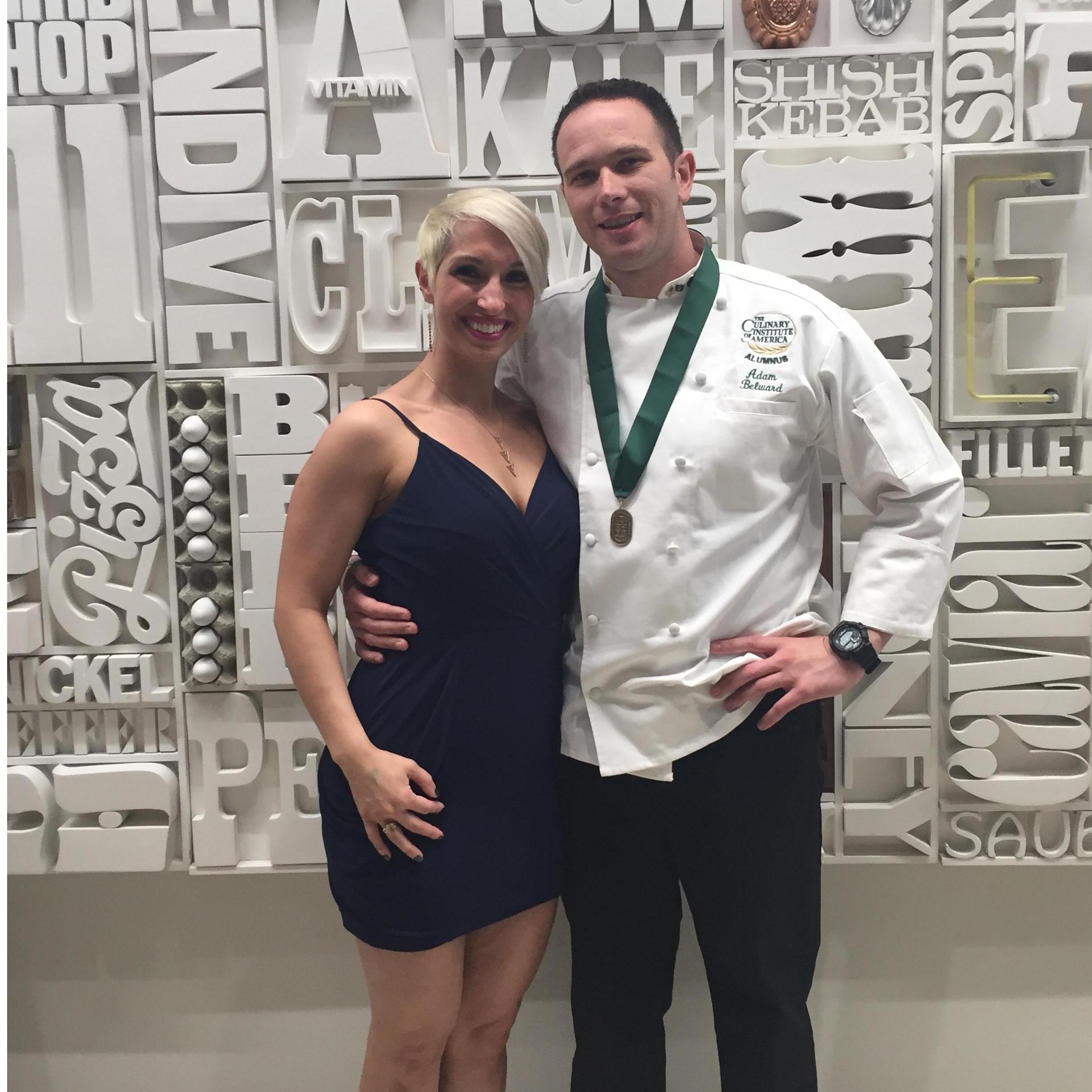 Adam's CIA graduation.