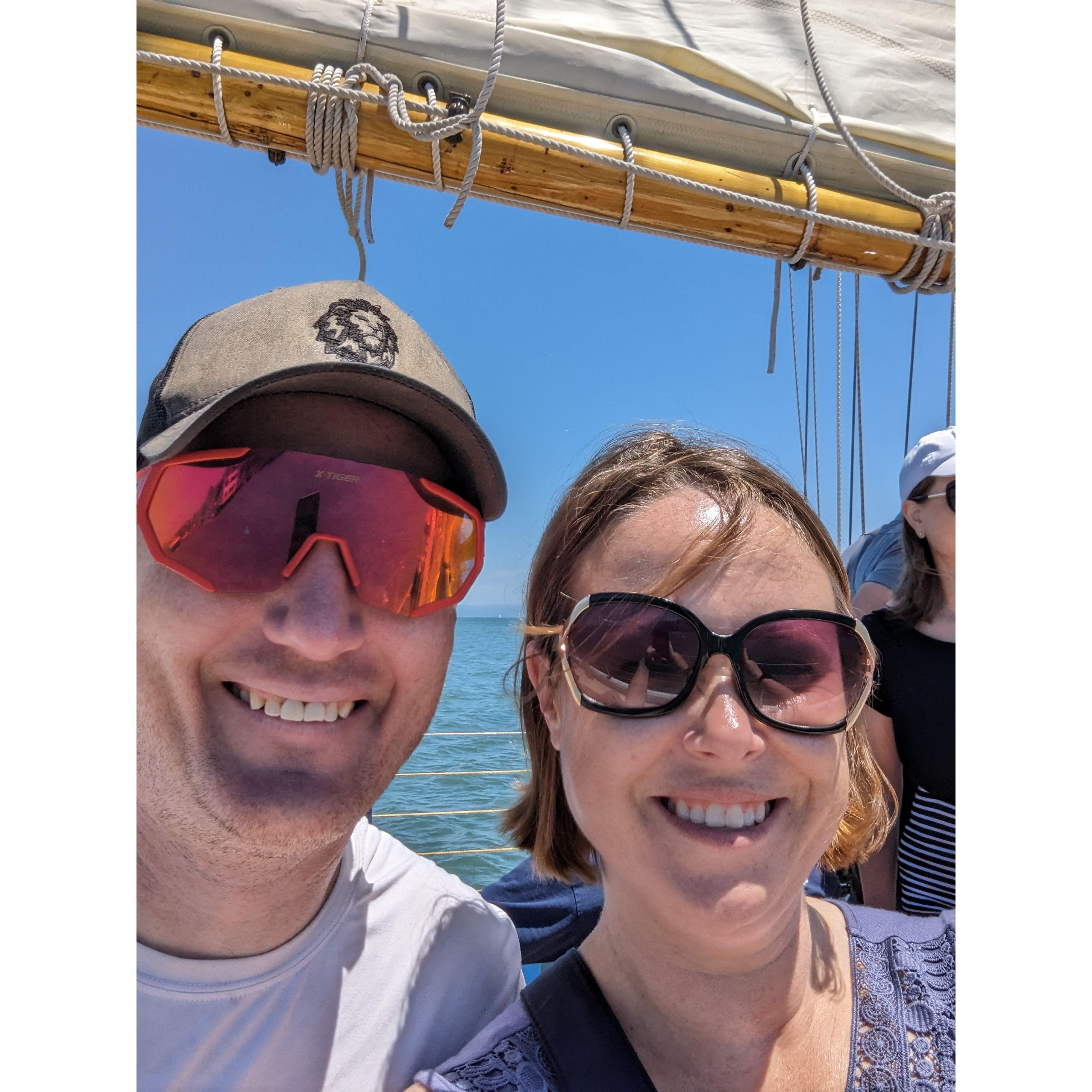 Sailing with crooked glasses