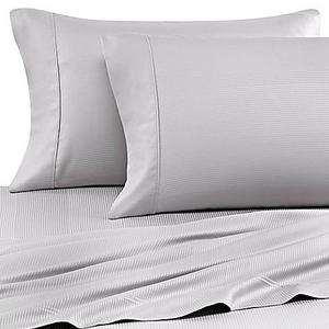 Eucalyptus origins - Eucalyptus Origins™ Tencel® Lyocell King Sheet Set in Platinum Stripe