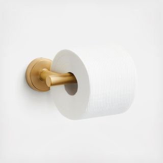 Modern Flat-End Wall-Mounted Toilet Paper Holder