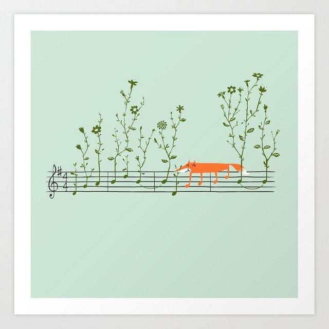 Happy Tune Art Print