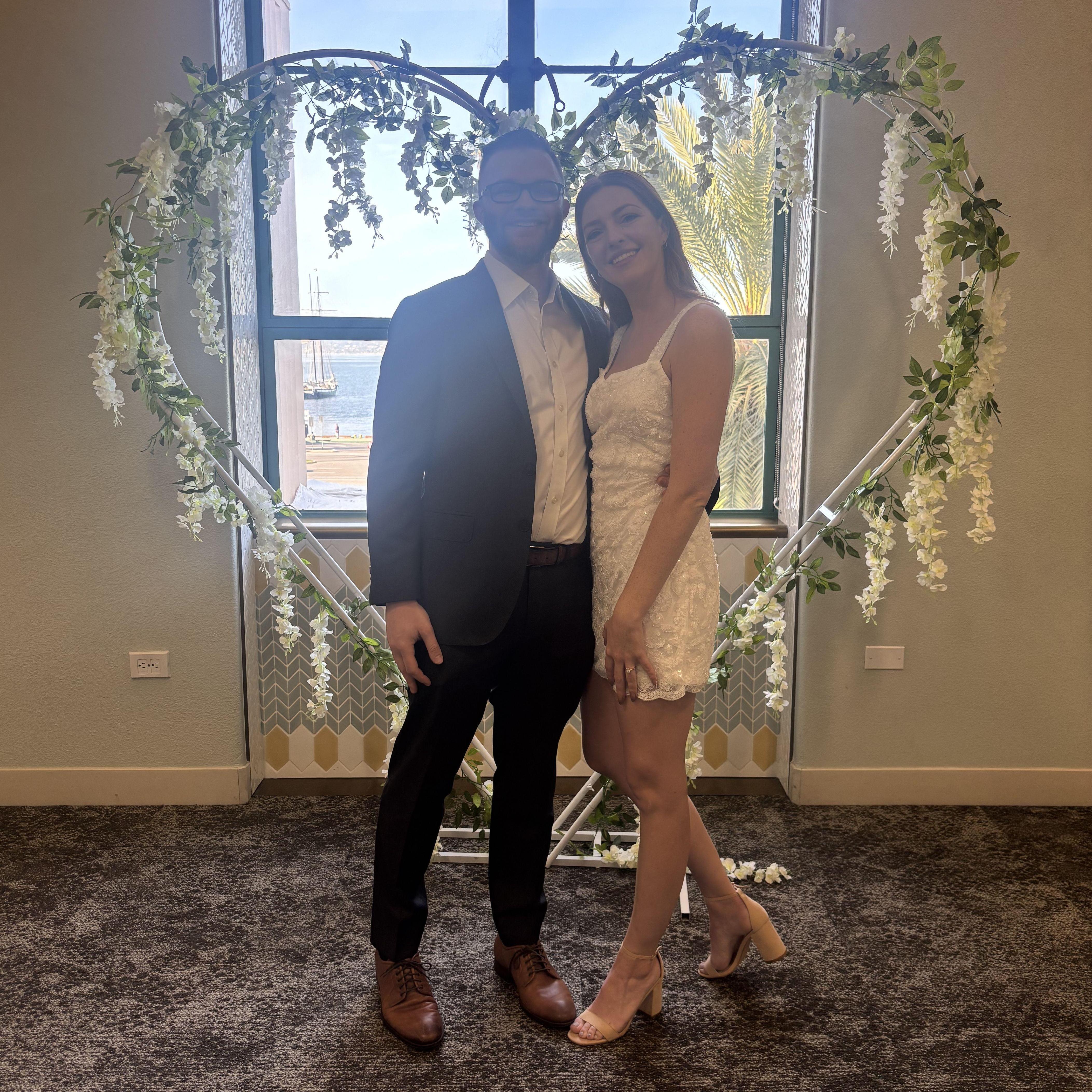 Our courthouse wedding <3