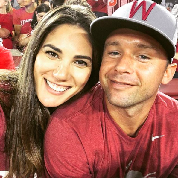 Frankie's first WSU Coug football game at Stanford