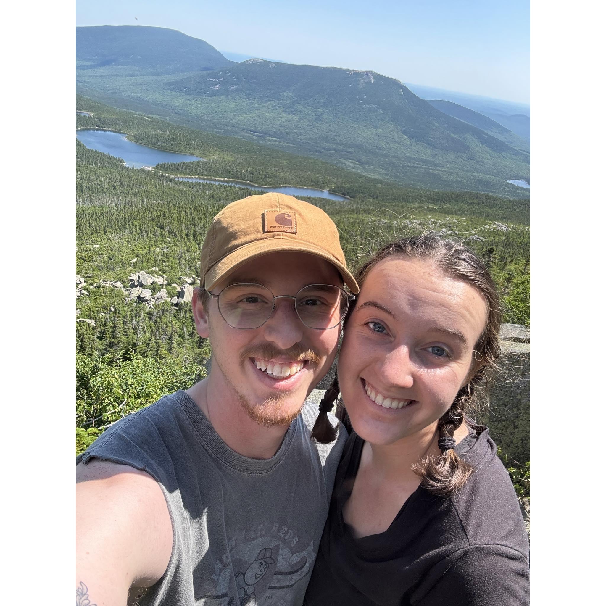 Fitting in a Katahdin hike between the weddings.