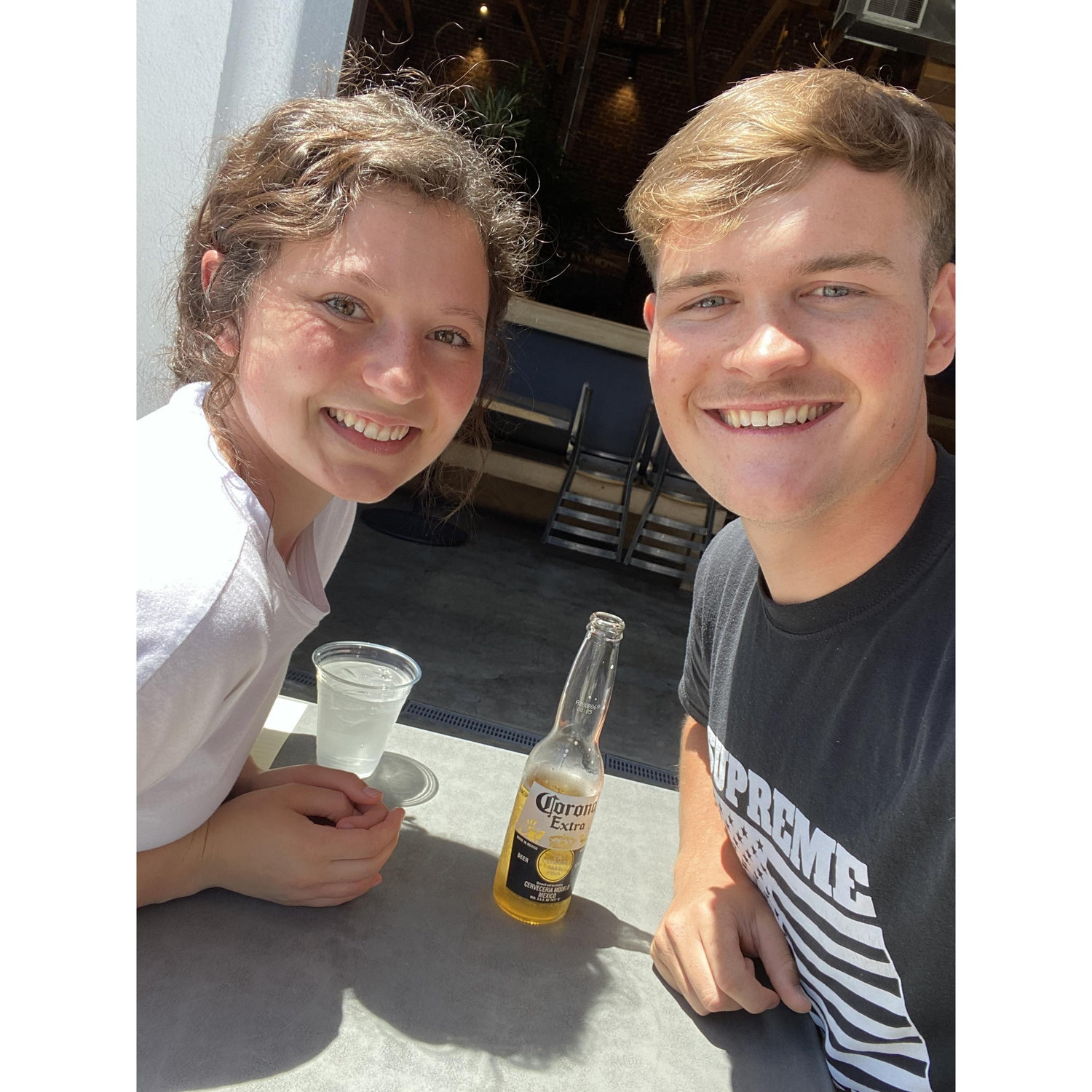 Some of our favorite dates have been trying out new restaurants together. Good food and good drinks is always our go to date.
