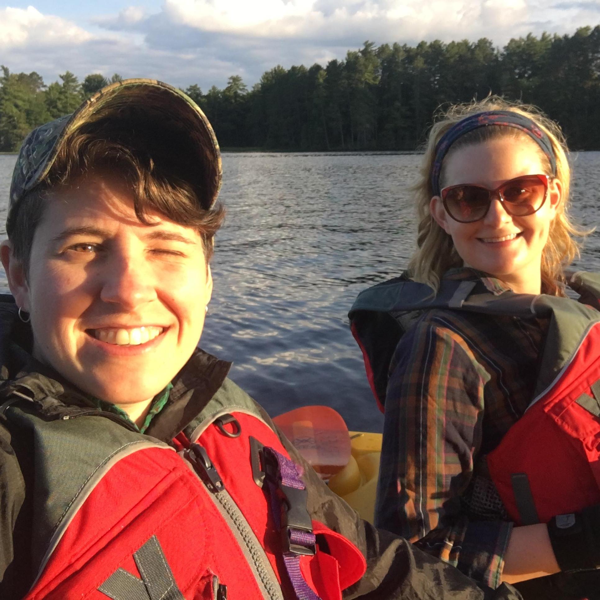 June 2016 // Kayaking on Big Fork Lake in Wisconsin.