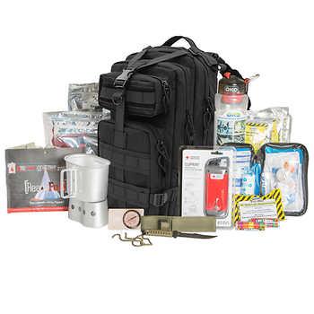 72 Hour Tactical Backpack Survival Kit-Black