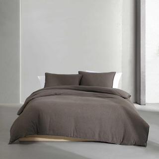 Modern Melange Cotton 3-Piece Comforter Set