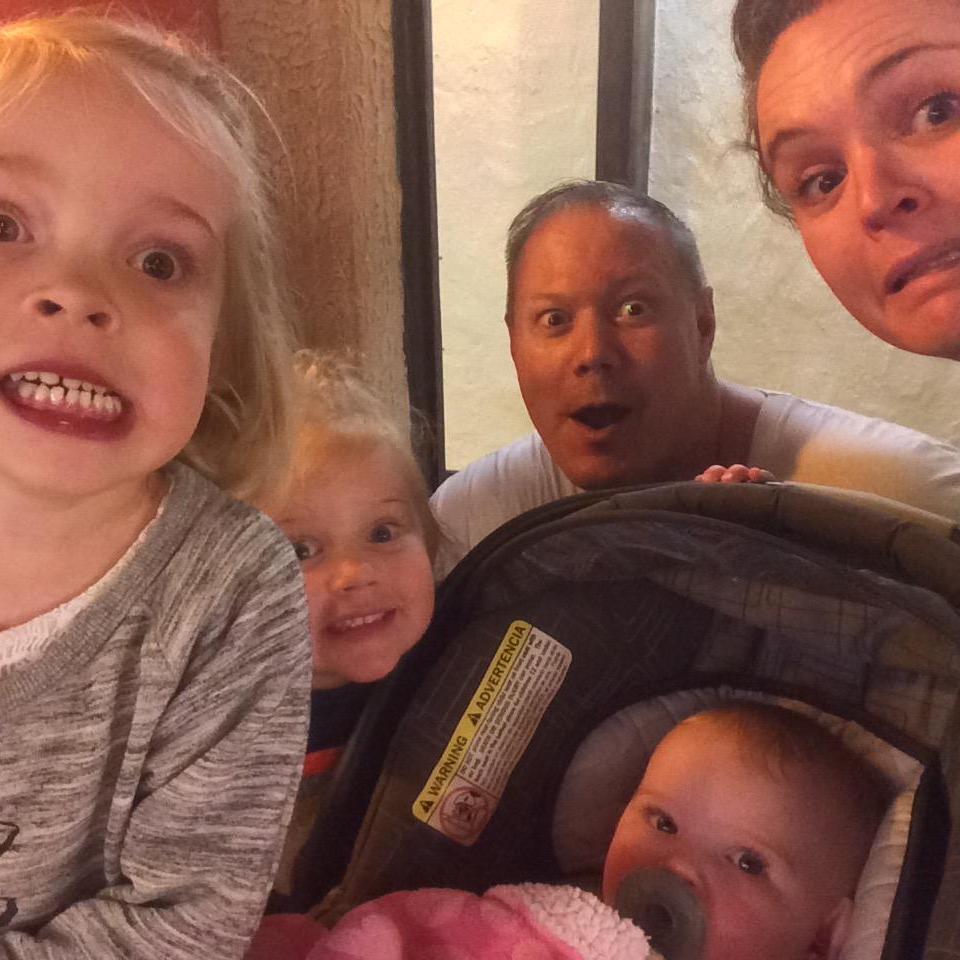 This is the night that confirmed to Jen that David would be a wonderful Dad... and she loved him even more for it! He took 3 of Jen's nieces to "Castle" Bonita!