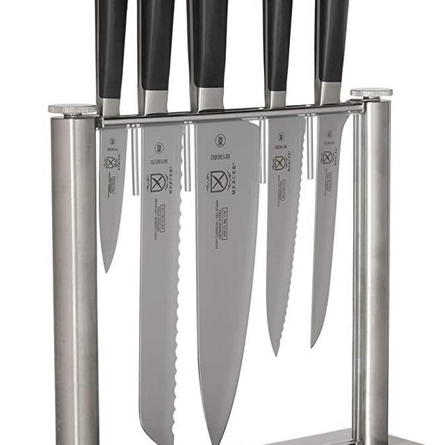 Mercer Culinary Züm 6-Piece Forged Block Set, Stainless Steel/Glass