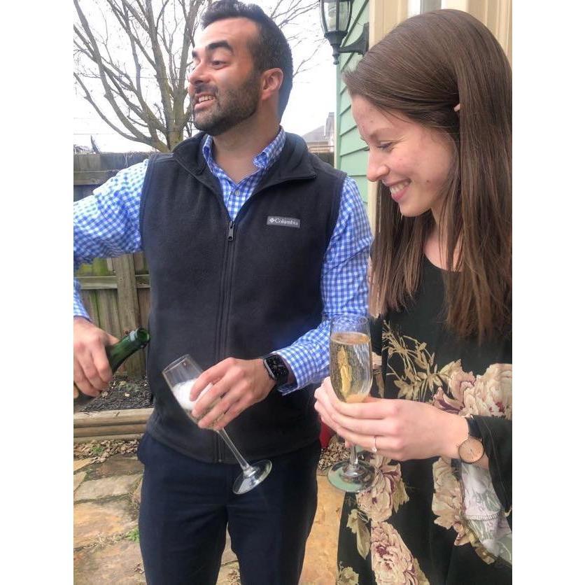 Celebrating our engagement!