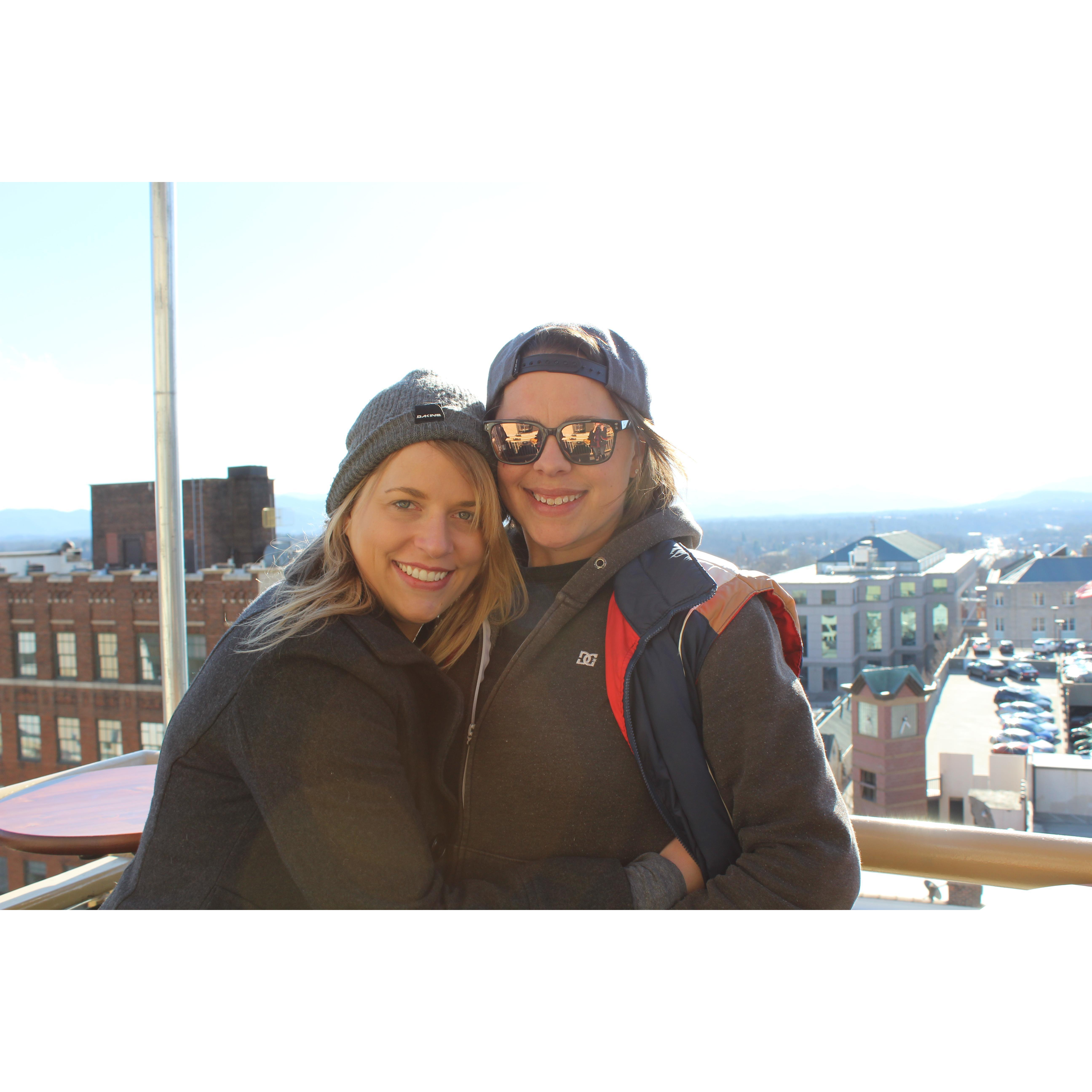 Visiting one of our favorite places, Asheville!