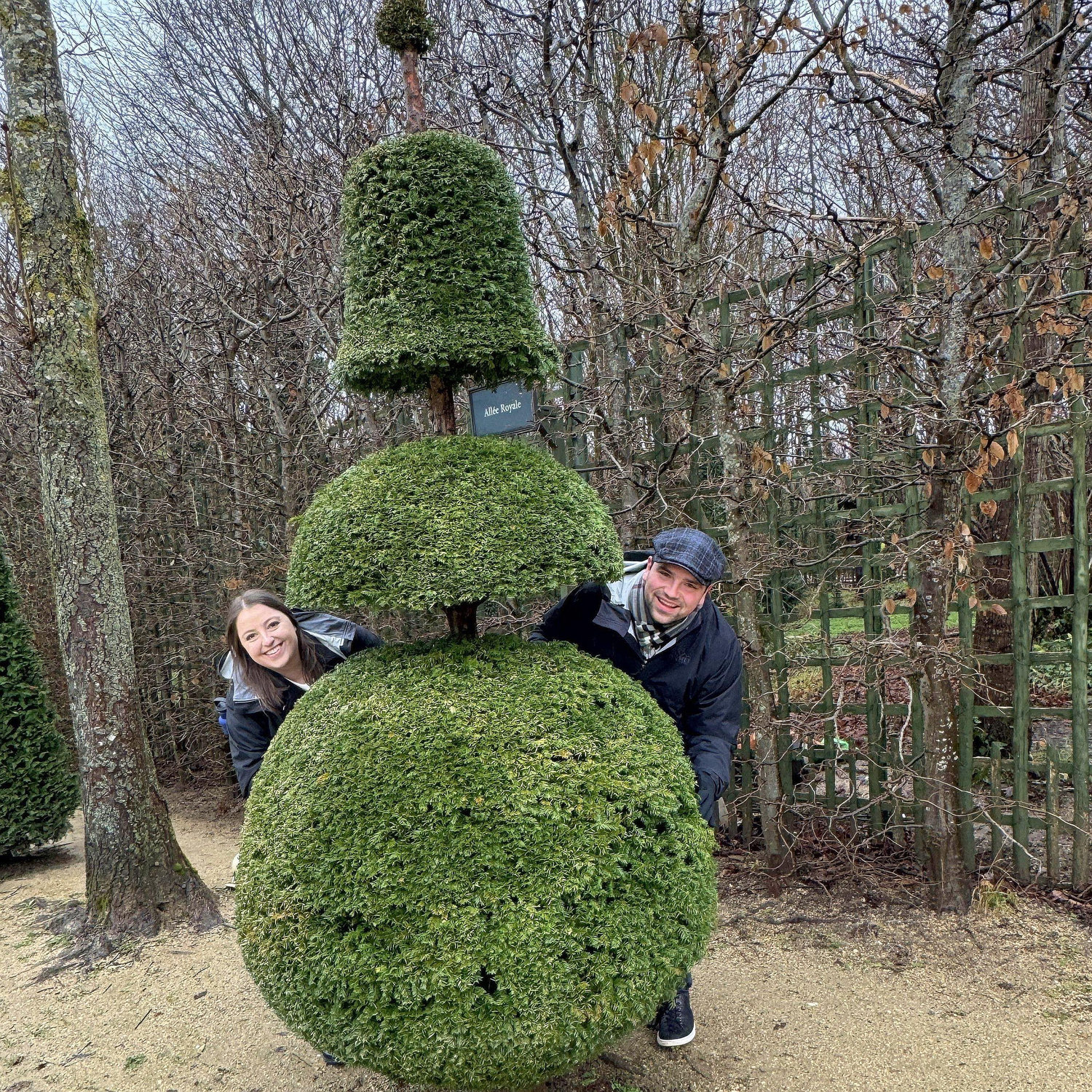 In the gardens of Versailles