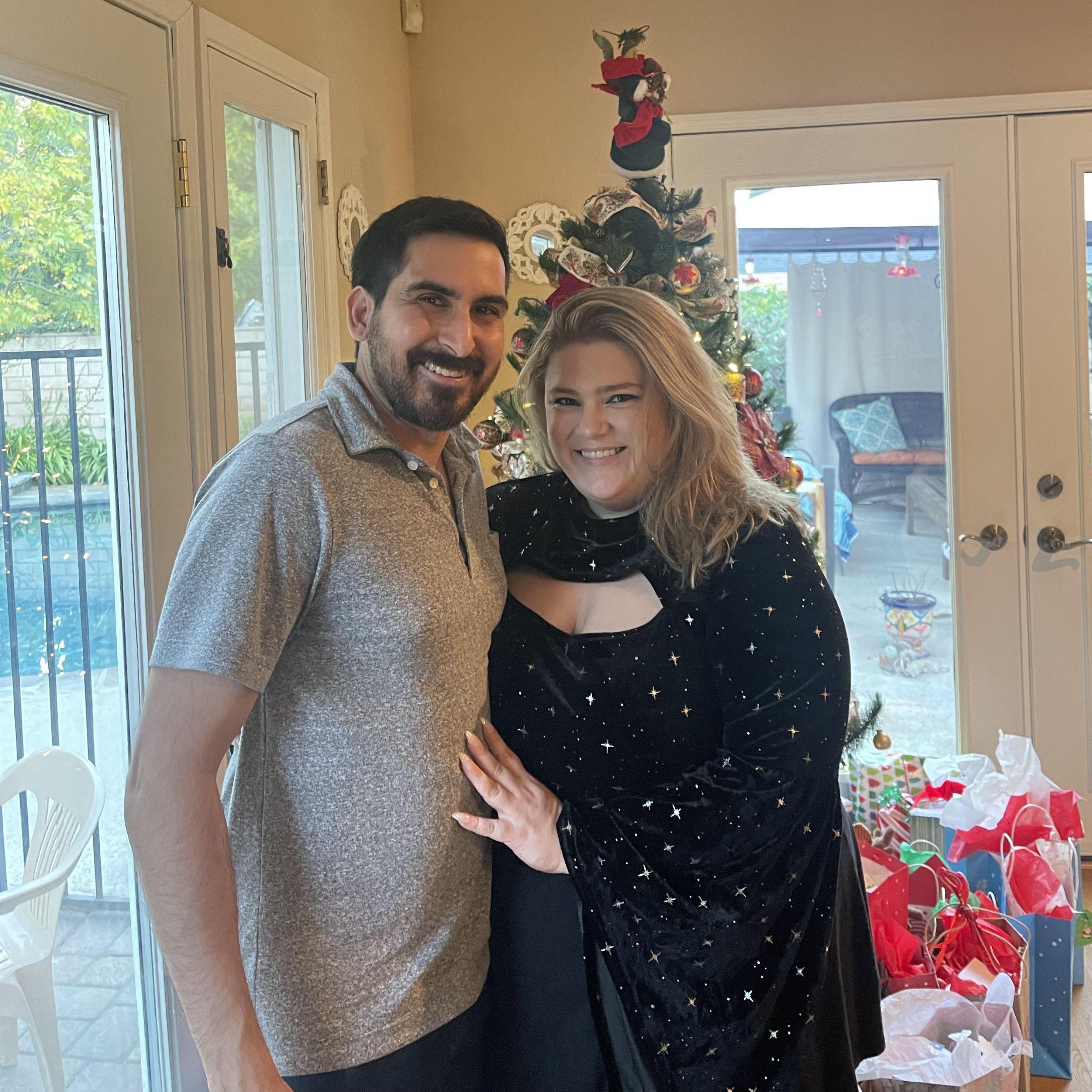 dressed up for the holidays