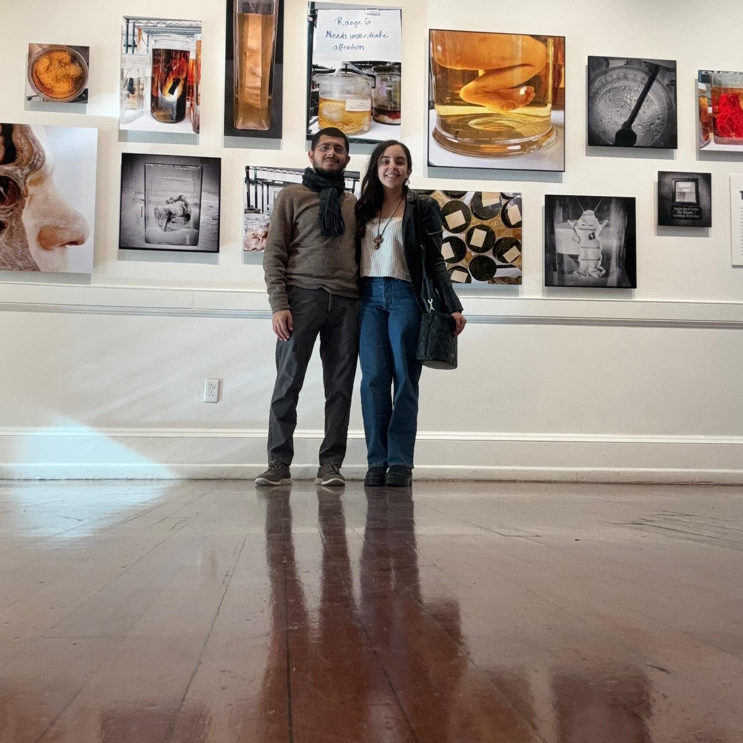 Our first date in Jersey, at the Mutter (death) museum