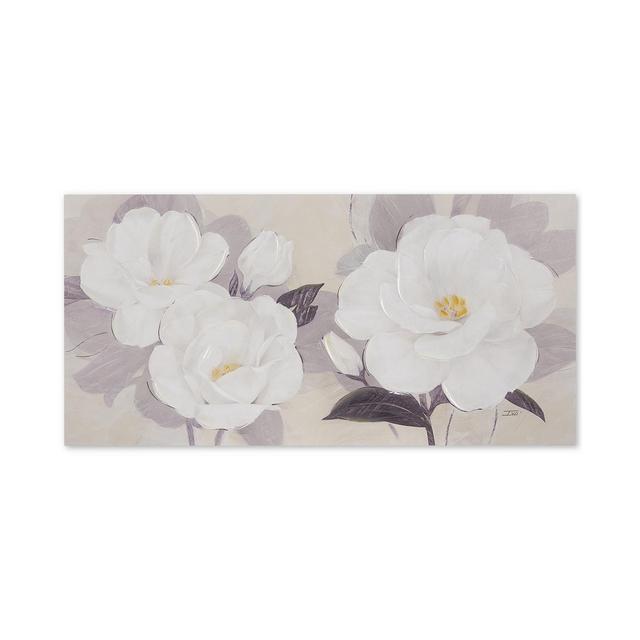 JLA Home Madison Park Midday Bloom Florals Hand-Embellished Canvas Print