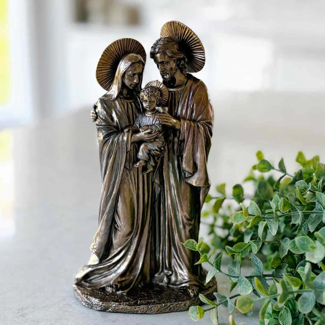 Holy Family Statue - Bronze