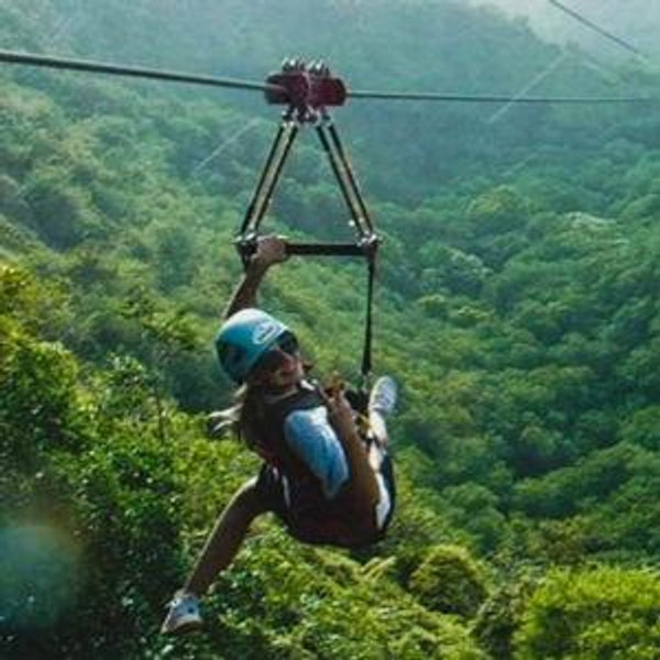 Ziplining in Maui