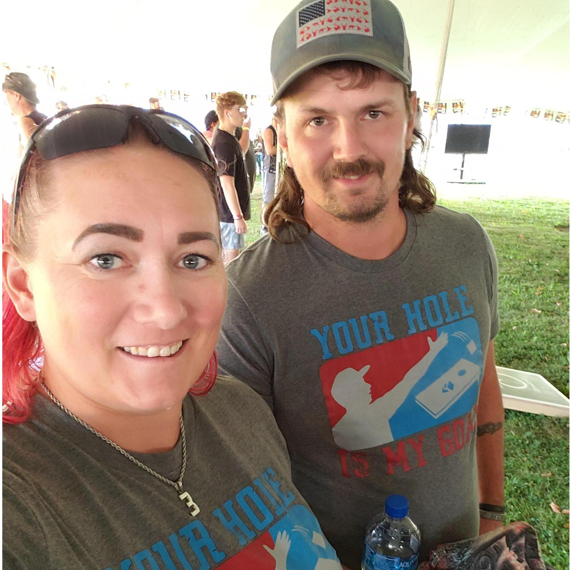Cornhole tournament at Frontier Days 2021  #YourHoleIsOurGoal