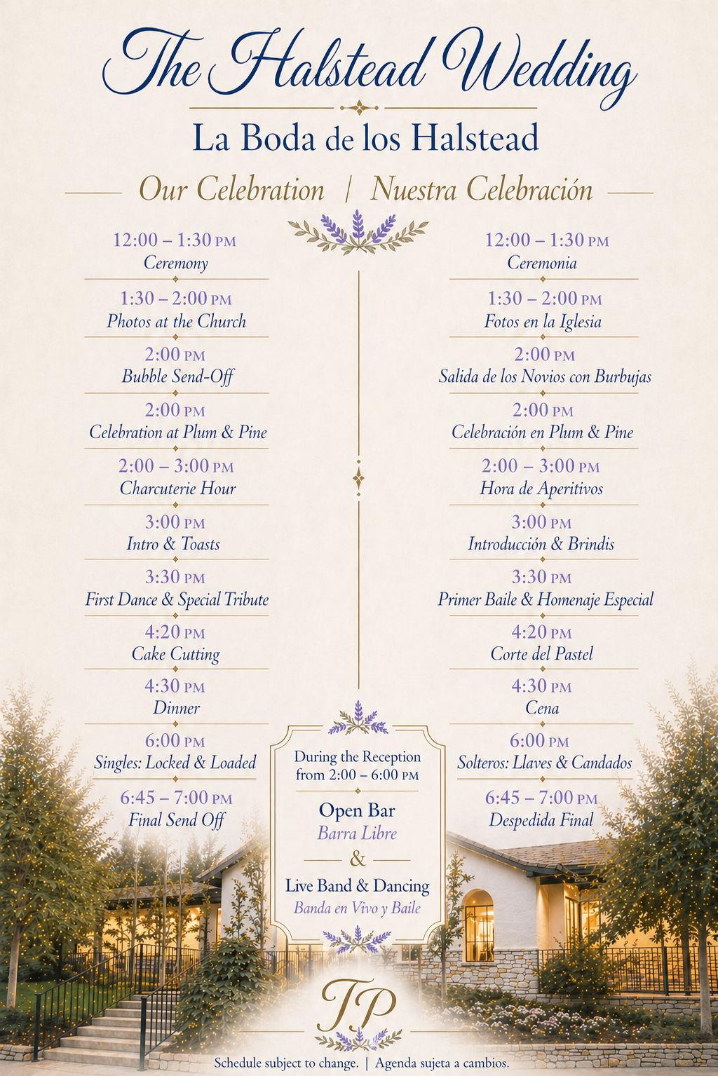 The Wedding Website of Tony Halstead and Paulina Taylor