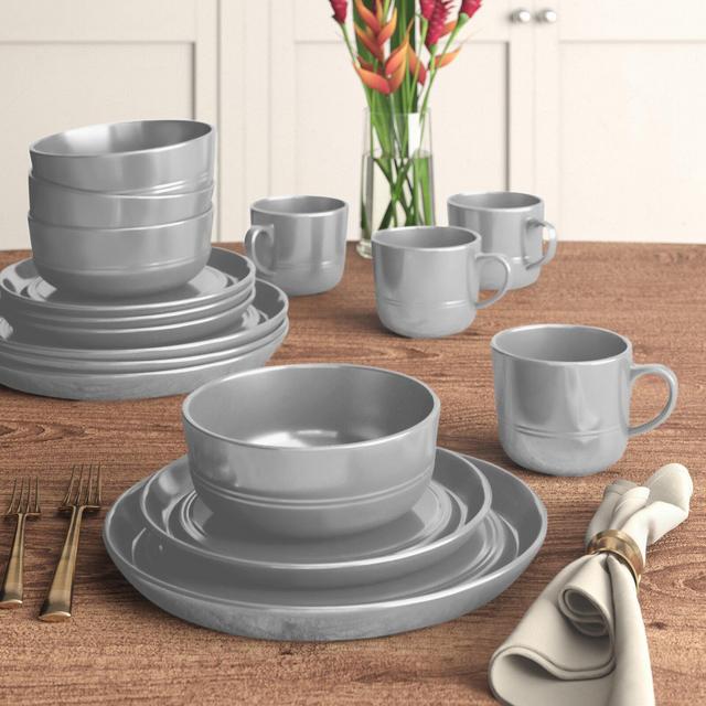 Nowlin 16 Piece Dinnerware Set, Service for 4