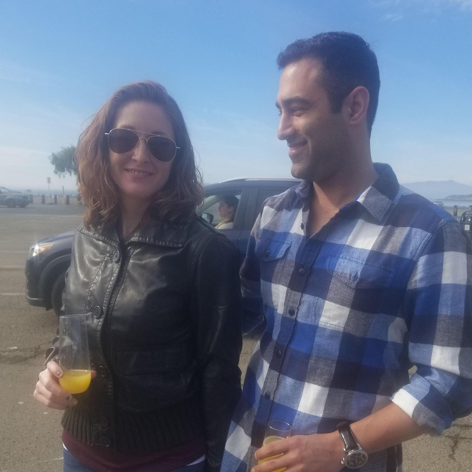 Parking lot party! Always enjoying time together, no matter the event <3