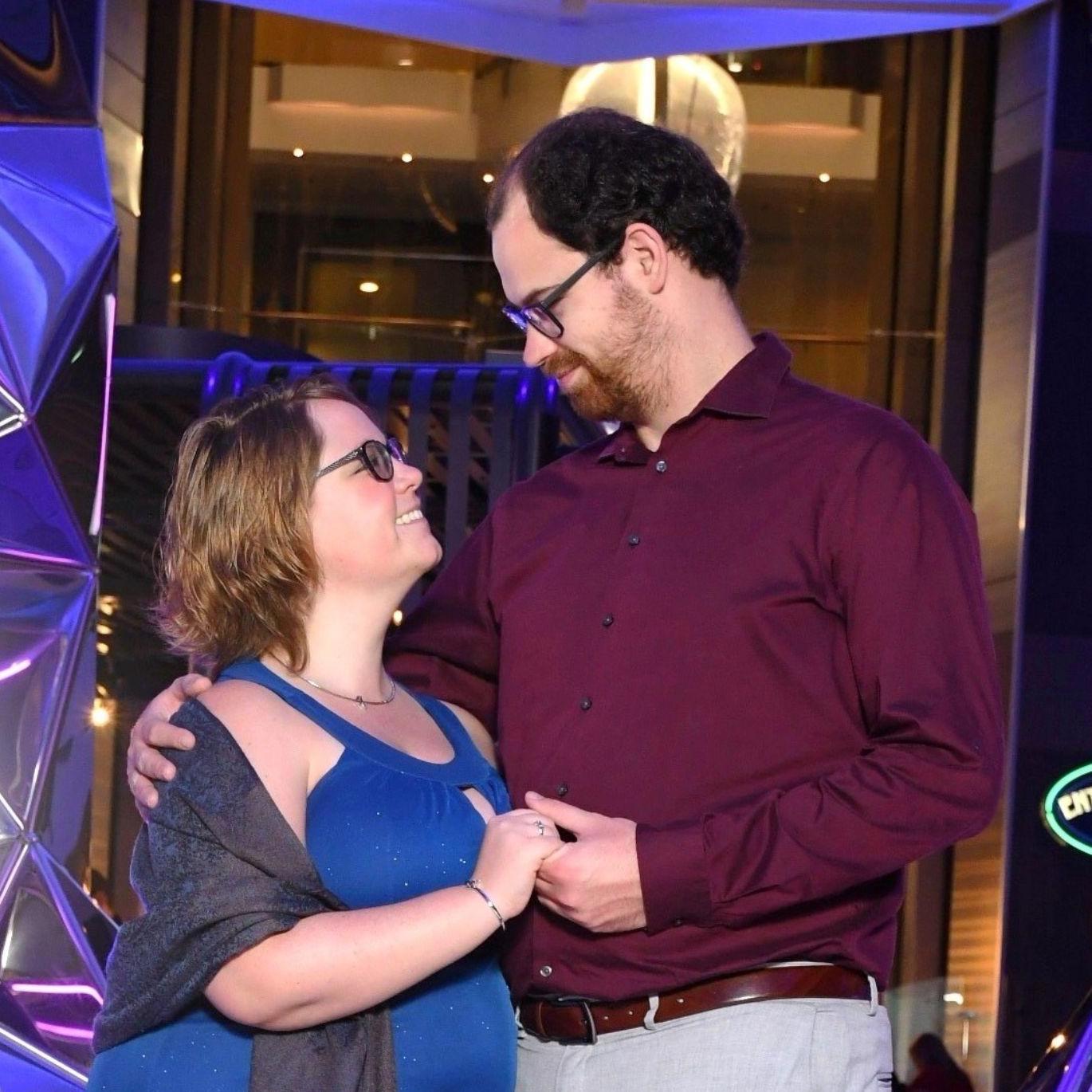 Always lost in each other's eyes.