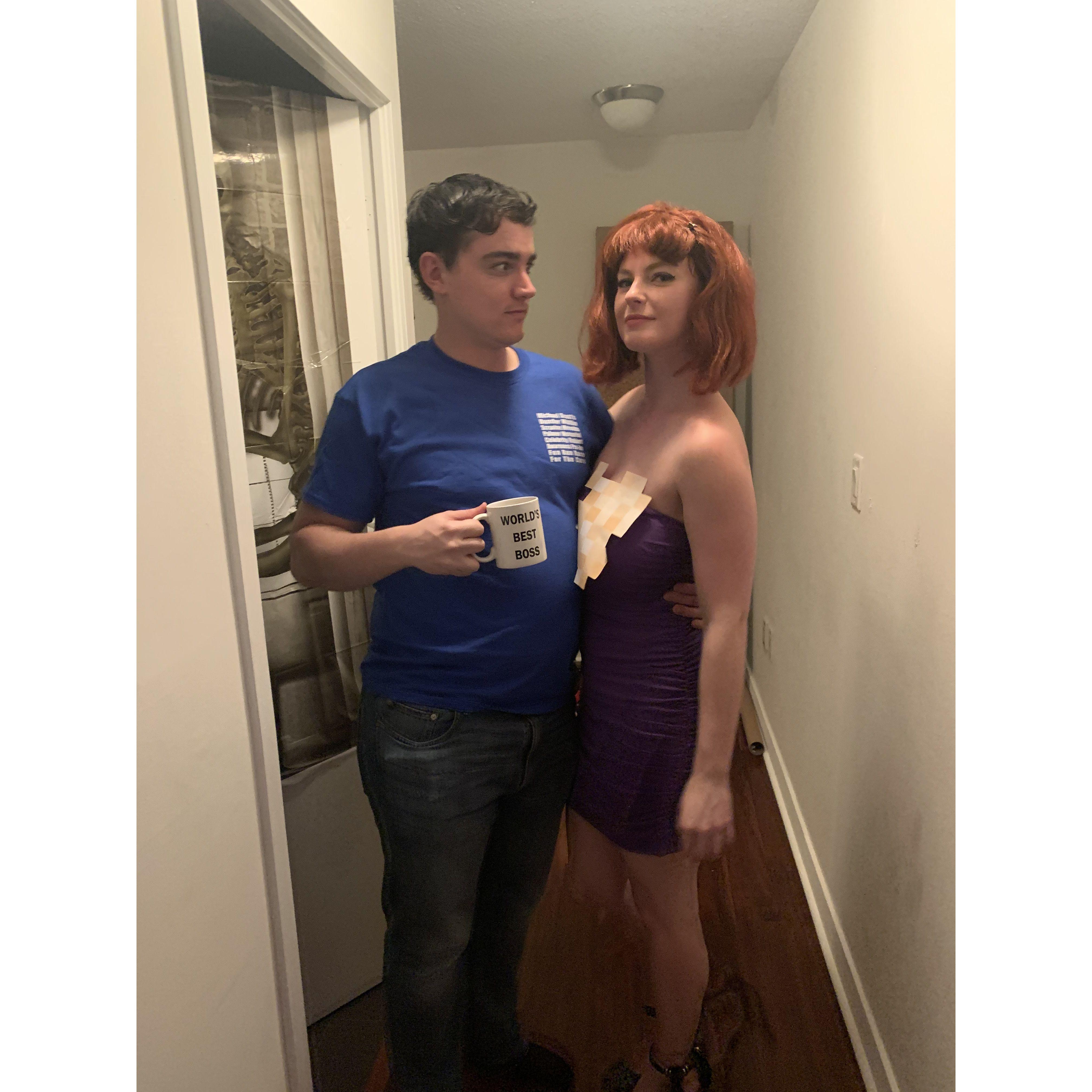 If you know, you know. Michael Scott and Meredith Palmer. What, it's casual day!
