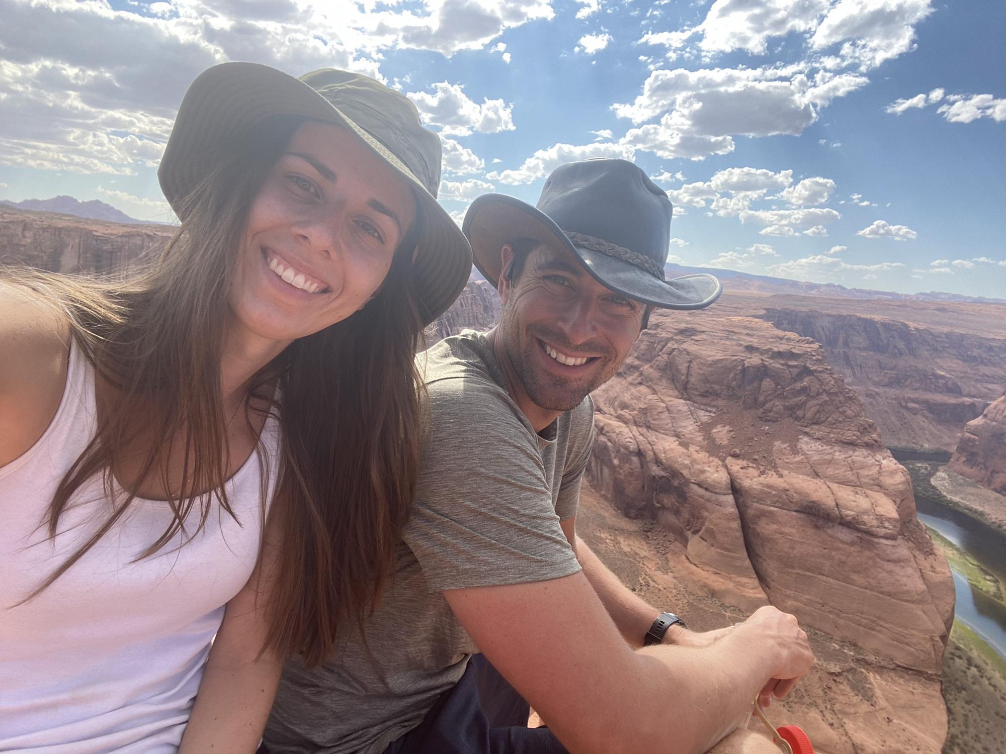 Horseshoe Bend, Page, Arizona - after we kayaked the Colorado River below