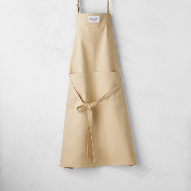 Williams Sonoma Classic Solid Apron, Khaki