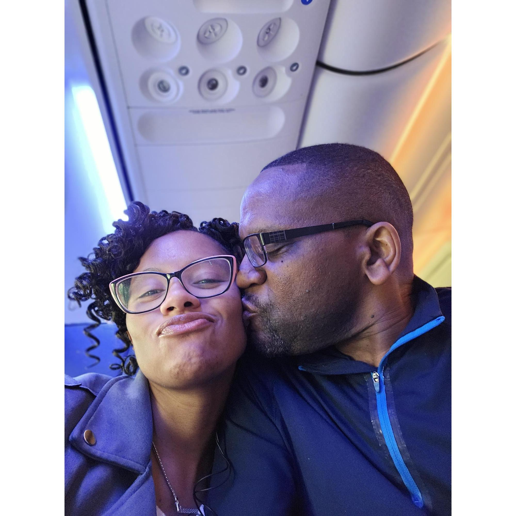 Our first trip together. DR here we come.