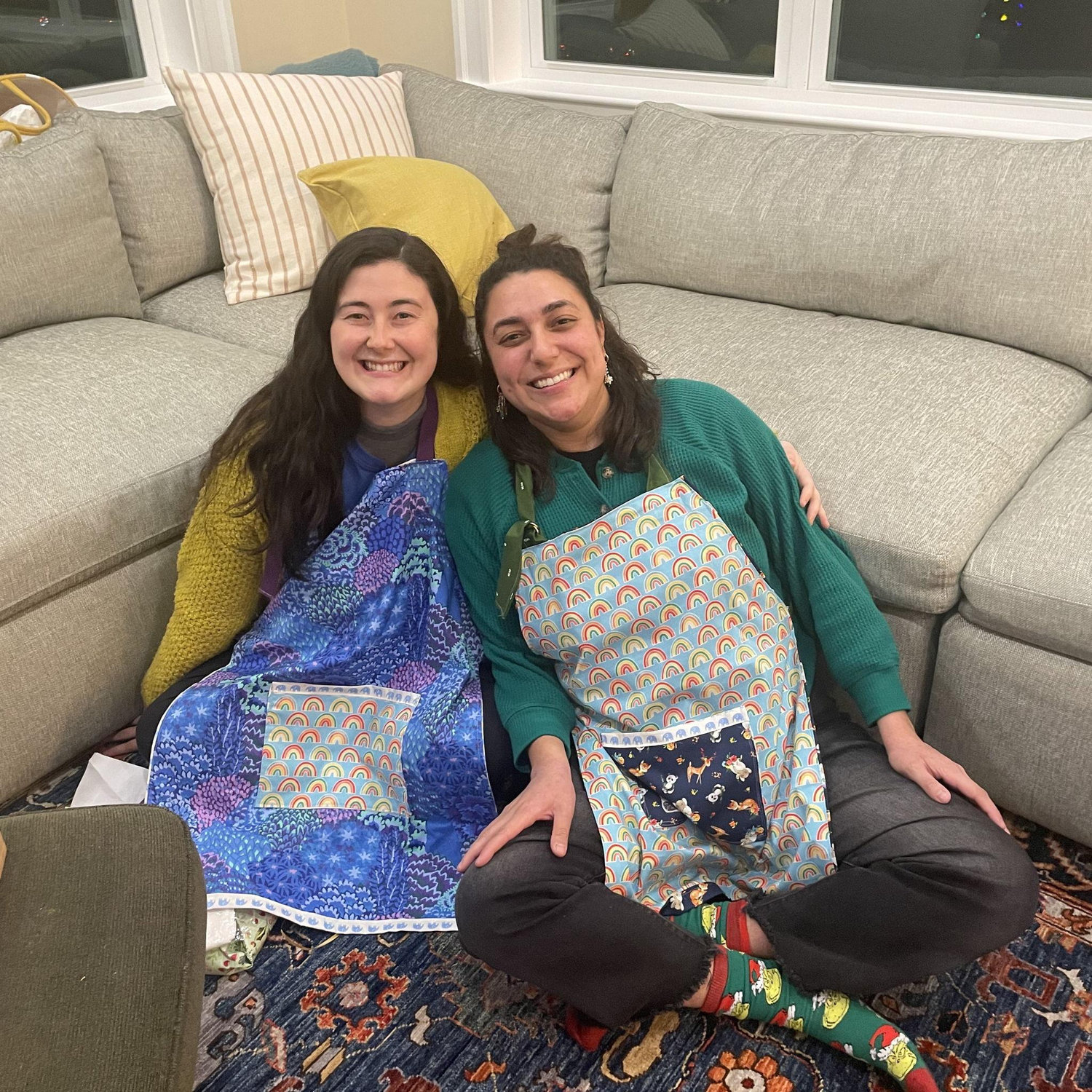 Homemade Aprons thank you Bozza Wangs! Always a good time with your family.