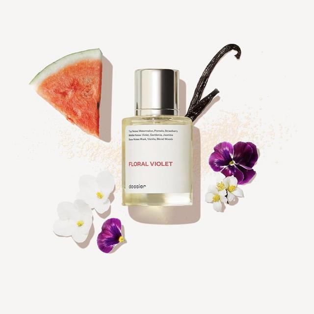 Dossier - Floral Violet - Eau de Parfum - Inspired by M.Jacobs Daisy - Perfume Luxury - Pure Infused - Paraben Free - Vegan - For Women Men Unisex - Fragrance 1,70z (Spray 50ml)