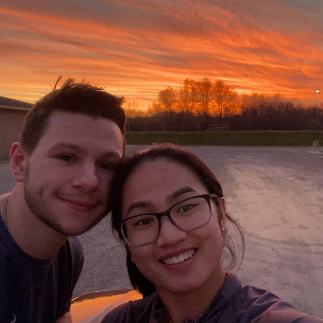 Prettiest sunsets at the barns for night check