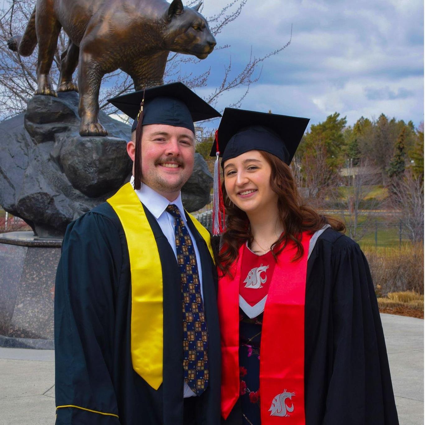 Our graduation gowns