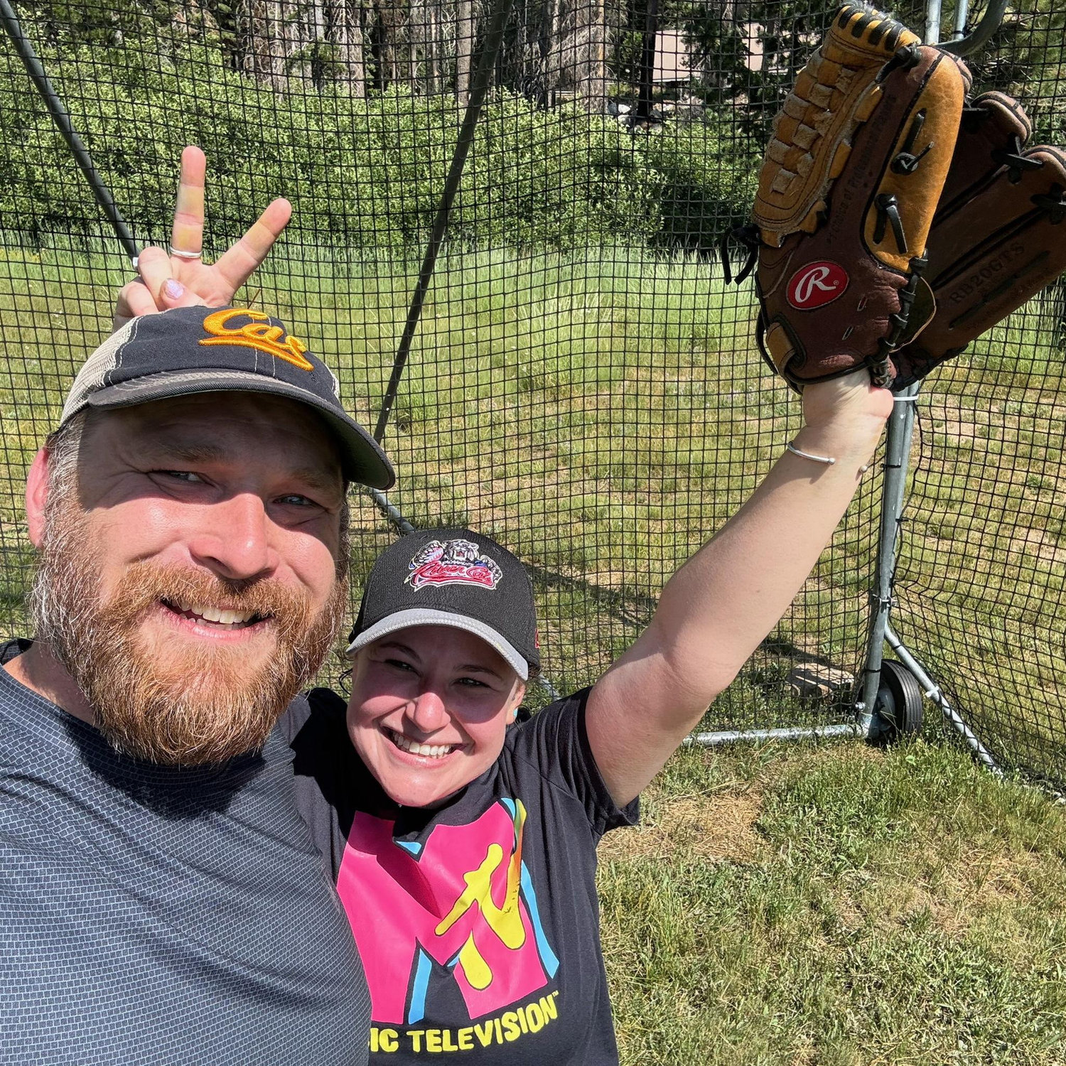 We love playing softball together! This was just after we won the Camp Sacramento game in 2024.